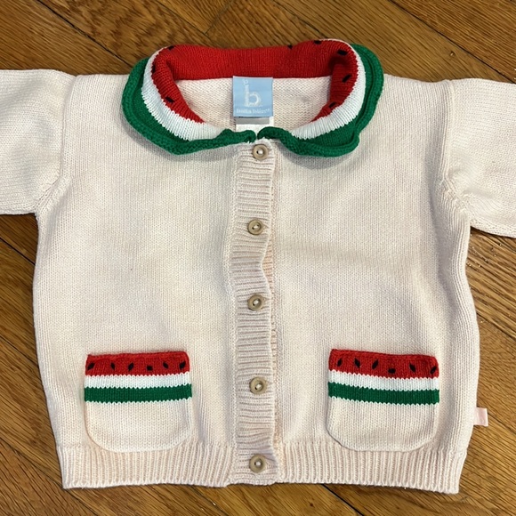 bella bliss Other - Bella Bliss girls watermelon detail cardigan size 3